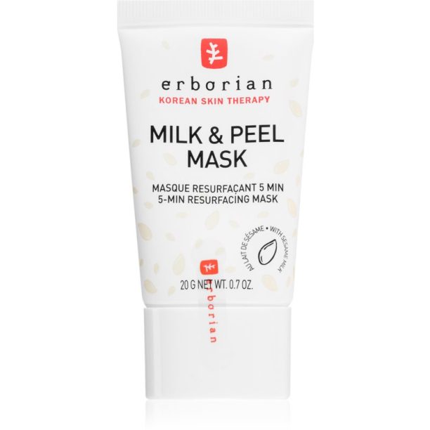 Erborian Milk & Peel ексфолираща маска за освежаване и изглаждане на кожата 20 гр.