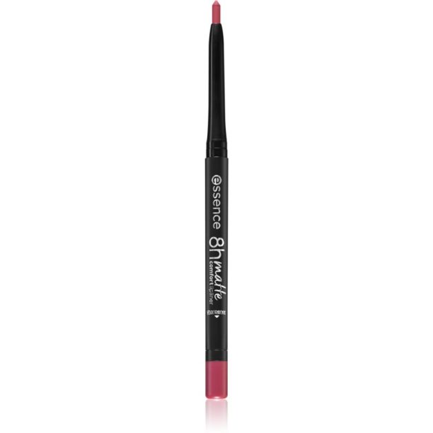 Essence 8h Matte Comfort матиран молив за устни с острилка цвят 05 Pink Blush 0