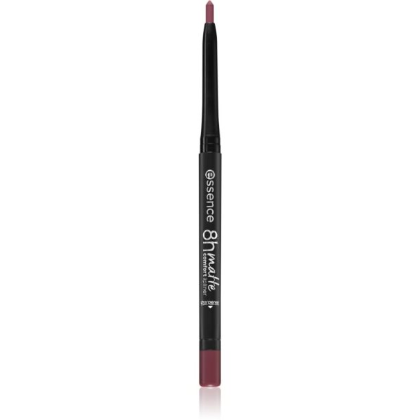 Essence 8h Matte Comfort матиран молив за устни с острилка цвят 06 Cool Mauve 0