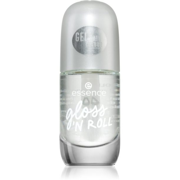 Essence Gel Nail Colour лак за нокти цвят 01 gloss N'ROLL 8 мл. на ниска цена