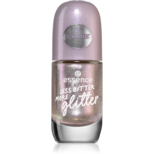 Essence Gel Nail Colour лак за нокти цвят Less Bitter More Glitter 8 мл. на ниска цена