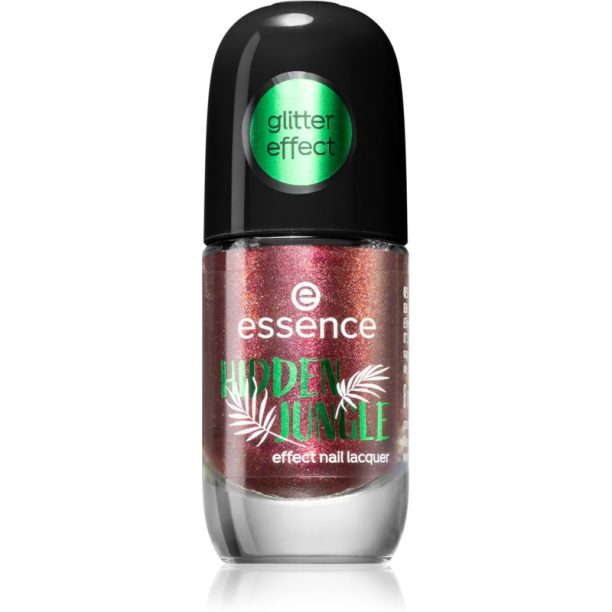 Essence Hidden Jungle лак за нокти цвят 05 Forbidden Berry 8 мл.