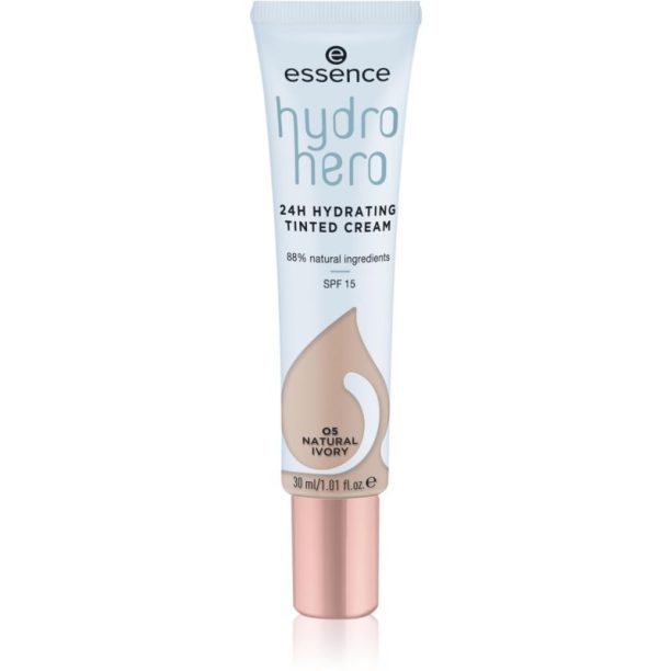 Essence Hydro Hero хидратиращ BB крем SPF 15 цвят 05 Natural Ivory 30 мл. на ниска цена