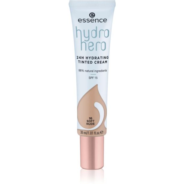 Essence Hydro Hero хидратиращ BB крем SPF 15 цвят 10 Soft Nude 30 мл. на ниска цена