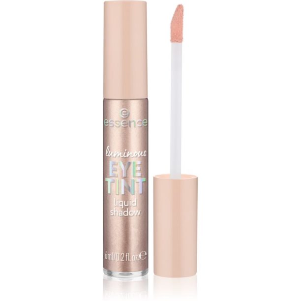 Essence Luminous EYE TINT течни очни сенки цвят 03 Shimmering Taupe 6 мл.