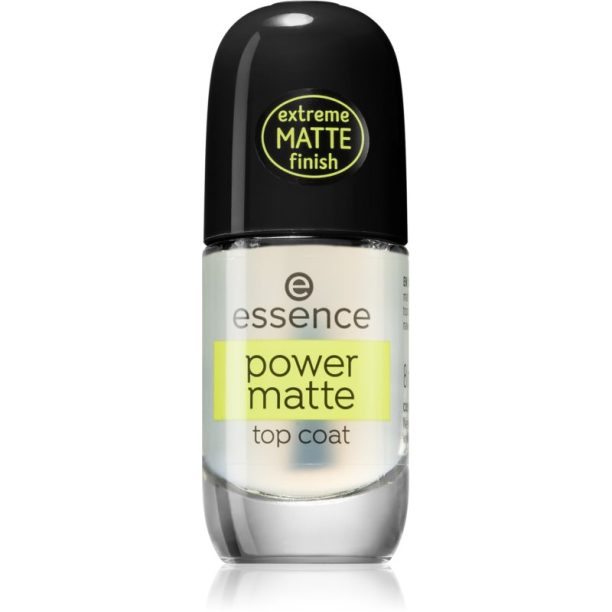 Essence Power Matte топ гел-лак с матов ефект 8 мл.