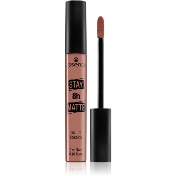 Essence Stay 8h Matte дълготрайно течно червило цвят 02 Duck Face 3 мл. на ниска цена