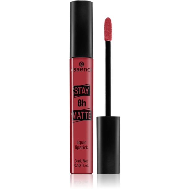 Stay 8h Matte Essence Stay 8h Matte дълготрайно течно червило цвят 08 Dare You 3 мл.