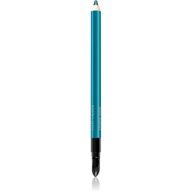 Estée Lauder Double Wear 24h Waterproof Gel Eye Pencil водоустойчив гел-молив за очи с апликатор цвят Turquoise 1