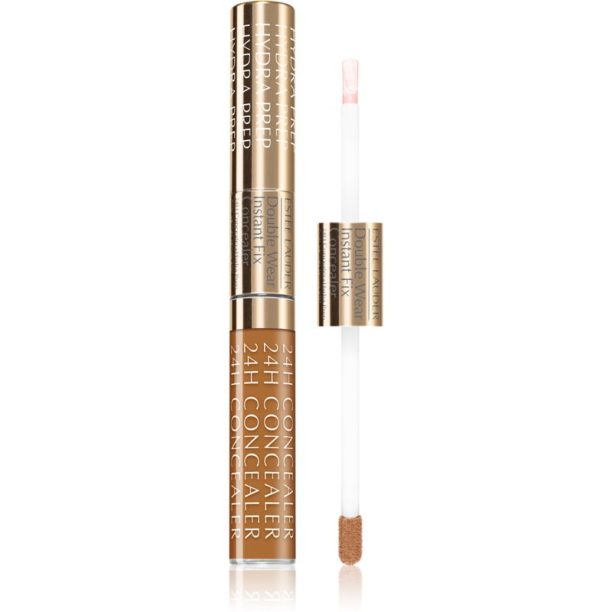 Estée Lauder Double Wear Instant Fix Concealer озаряващ коректор + изглаждаща основа 2 в 1 цвят 5N Deep 12 мл.