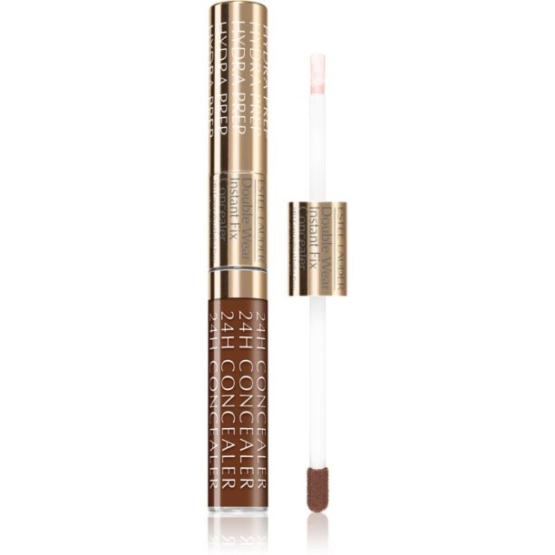 Estée Lauder Double Wear Instant Fix Concealer озаряващ коректор + изглаждаща основа 2 в 1 цвят 8N Very Deep 12 мл.