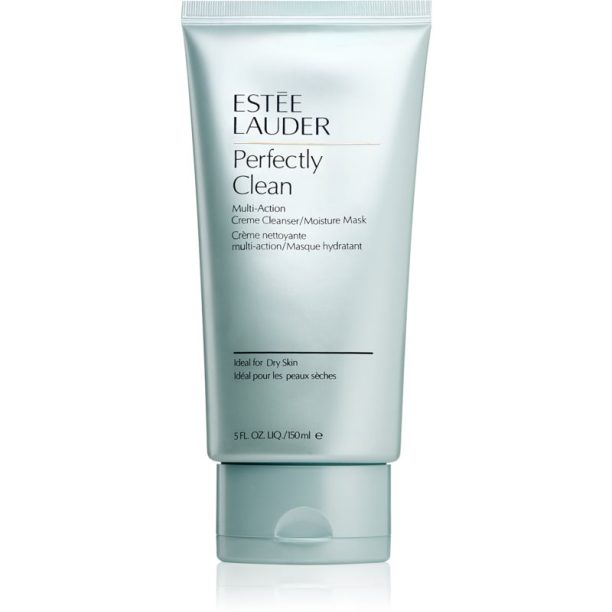 Estée Lauder Perfectly Clean Multi-Action Creme Cleanser/Moisture Mask почистващ крем  за суха кожа 150 мл.