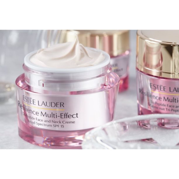 Estée Lauder Resilience Multi-Effect Tri-Peptice Face and Neck Creme SPF 15 интензивно подхранващ крем за нормална към смесена кожа SPF 15 50 мл. купи на топ цена