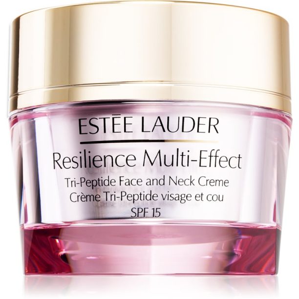 Estée Lauder Resilience Multi-Effect Tri-Peptice Face and Neck Creme SPF 15 интензивно подхранващ крем за нормална към смесена кожа SPF 15 50 мл. на ниска цена