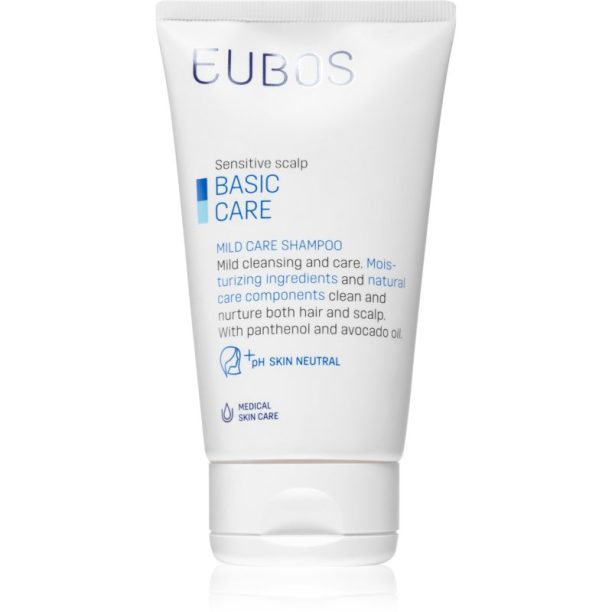 Eubos Basic Skin Care Mild нежен шампоан за ежедневна употреба 150 мл.