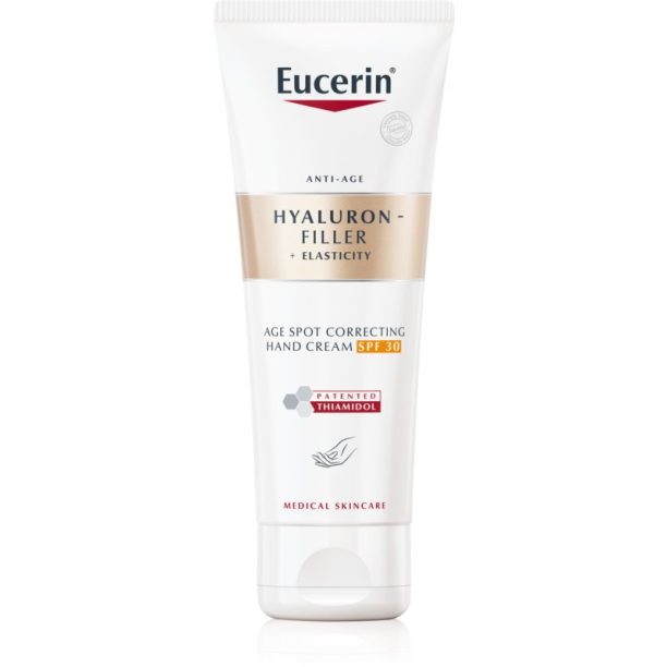 Eucerin Hyaluron-Filler + Elasticity крем за ръце против пигментни петна SPF 30 75 мл.