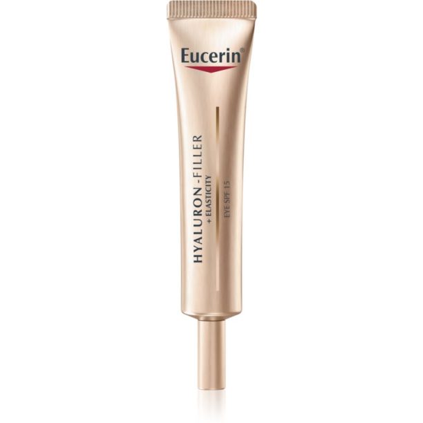 Eucerin Hyaluron-Filler + Elasticity попълващ крем за околоочната зона за корекция на бръчките SPF 15 15 мл.