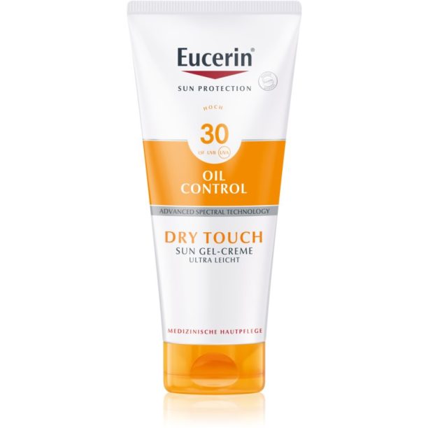 Eucerin Sun Oil Control гел крем за слънце SPF 30 200 мл.