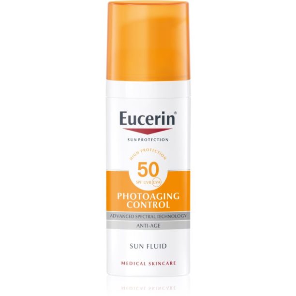 Eucerin Sun Photoaging Control защитна емулсия против бръчки SPF 50 50 мл.