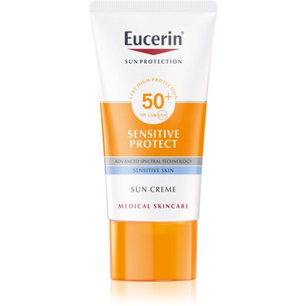 Eucerin Sun Sensitive Protect защитен крем за лице SPF 50+ 50 мл.