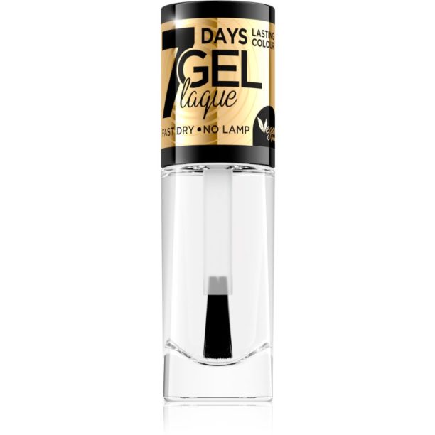 Eveline Cosmetics 7 Days Gel Laque Nail Enamel гел лак за нокти без използване на UV/LED лампа цвят 34 8 мл.