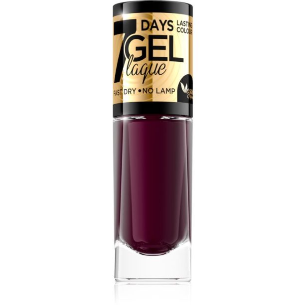 Eveline Cosmetics 7 Days Gel Laque Nail Enamel гел лак за нокти без използване на UV/LED лампа цвят 52 8 мл.