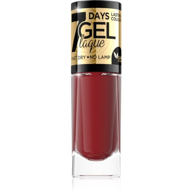 Eveline Cosmetics 7 Days Gel Laque Nail Enamel гел лак за нокти без използване на UV/LED лампа цвят 55 8 мл.