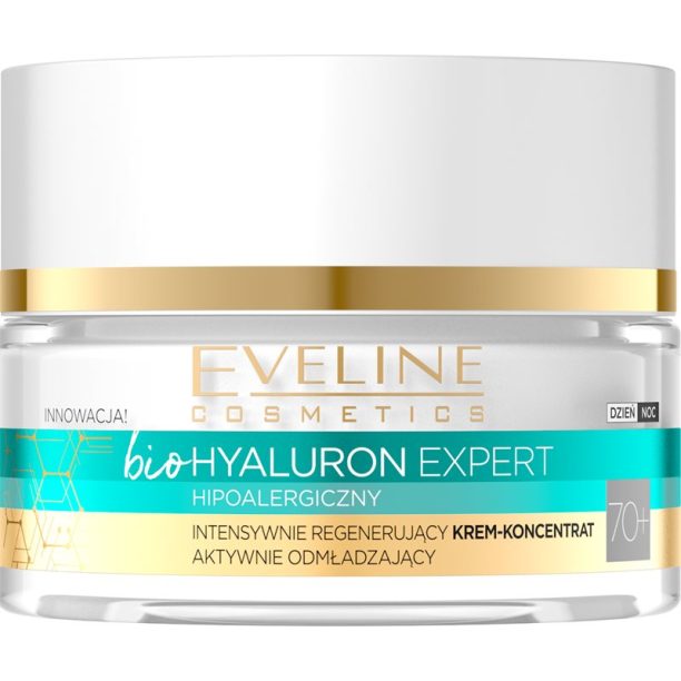 Eveline Cosmetics Bio Hyaluron Expert интензивен регенериращ крем 70+ 50 мл. на ниска цена