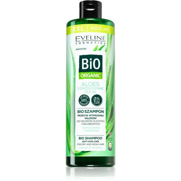 Eveline Cosmetics Bio Organic Natural Aloe Vera шампоан против косопад с алое вера 400 мл.