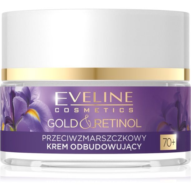 Eveline Cosmetics Gold & Retinol регенериращ крем против бръчки 70+ 50 мл. на ниска цена