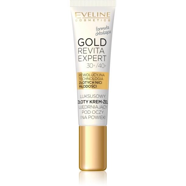 Eveline Cosmetics Gold Revita Expert стягащ околоочен крем с охлаждащ ефект 15 мл. на ниска цена