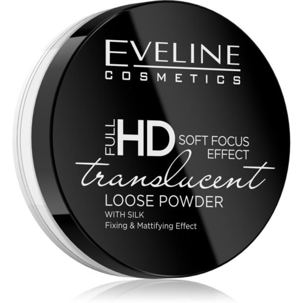 Eveline Cosmetics Matt My Day фиксираща пудра с матиращ ефект цвят Transparent 6 гр.