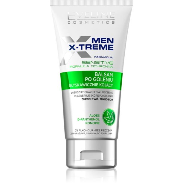 Eveline Cosmetics Men X-Treme Sensitive успокояващ балсам след бръснене за чувствителна кожа 150 мл.