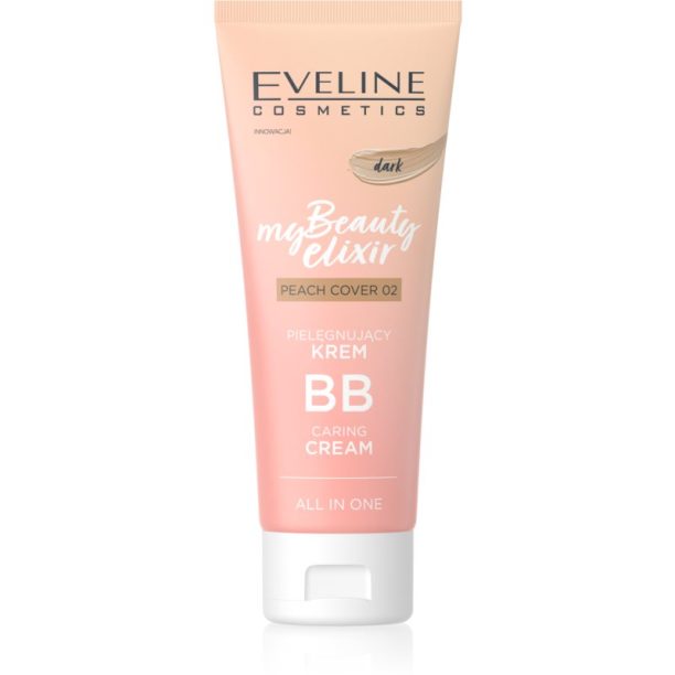 Eveline Cosmetics My Beauty Elixir Peach Cover хидратиращ BB крем цвят 02 Dark 30 мл. на ниска цена