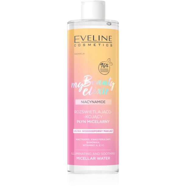 Eveline Cosmetics My Beauty Elixir Peach Matt успокояваща мицеларна вода 400 мл. на ниска цена