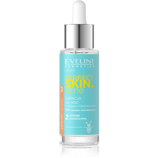 Eveline Cosmetics Perfect Skin .acne интензивна нощна грижа против несъвършенствата на акнозна кожа 30 мл.