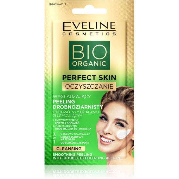 Eveline Cosmetics Perfect Skin Double Exfoliation изглаждащ пилинг 2 в 1 8 мл.