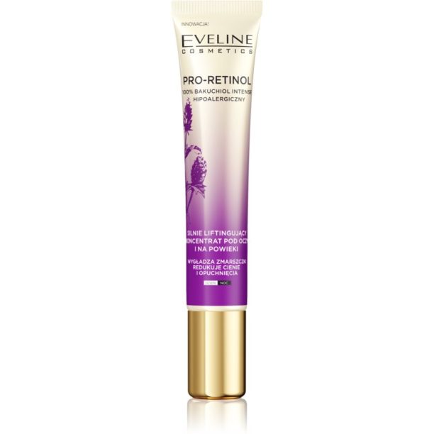 Eveline Cosmetics Pro-Retinol 100% Bakuchiol Intense лек лифтинг крем за околоочната област 20 мл. на ниска цена