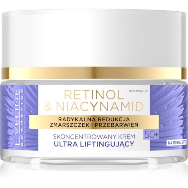 Eveline Cosmetics Retinol & Niacynamid дневен лифтинг крем 50+ SPF 20 50 мл.