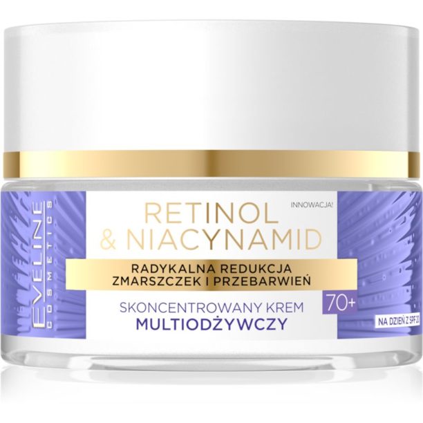 Eveline Cosmetics Retinol & Niacynamid подхранващ дневен крем 70+ SPF 20 50 мл.