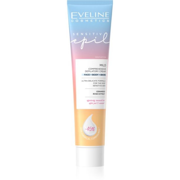 Eveline Cosmetics Sensitive Epil депилиращ крем за тяло за чувствителна кожа 125 мл.