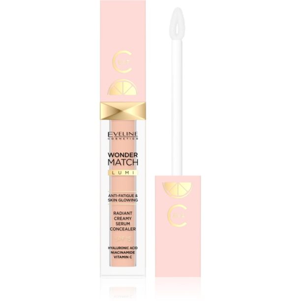 Eveline Cosmetics Wonder Match Lumi озаряващ коректор SPF 20 цвят 10 Vanilla 6