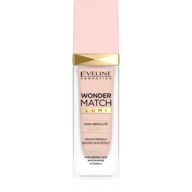 Eveline Cosmetics Wonder Match Lumi хидратиращ фон дьо тен с изглаждащ ефект SPF 20 цвят 05 Light Neutral 30 мл. на ниска цена