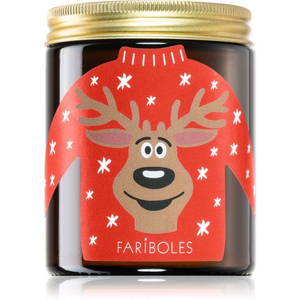 FARIBOLES Christmas Jumper Red ароматна свещ II. 104 гр.