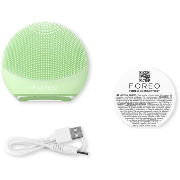 FOREO LUNA™4 Go почистващ звуков уред на път Pistachio на ниска цена