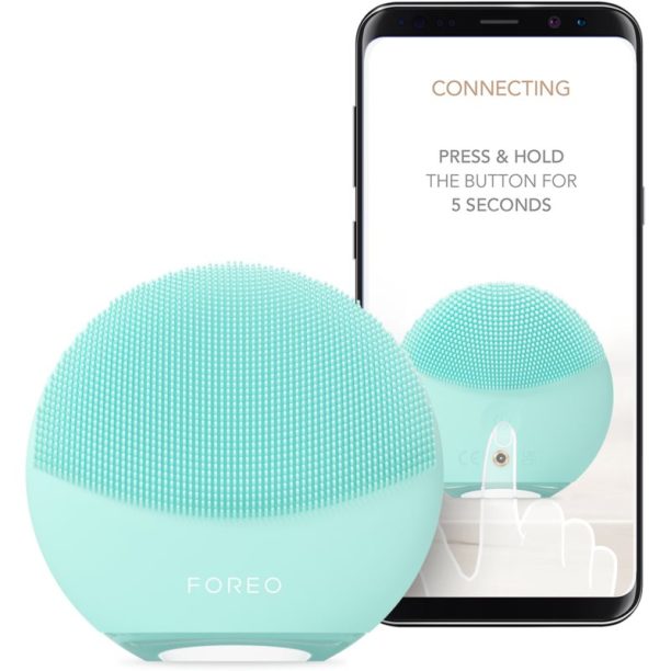 FOREO LUNA™4 Mini уред за почистване на лице Arctic Blue на ниска цена