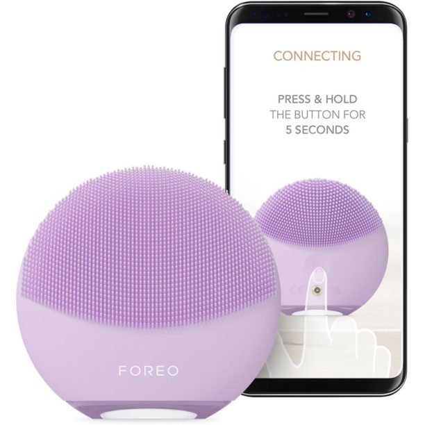 FOREO LUNA™4 Mini уред за почистване на лице Lavender на ниска цена