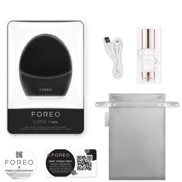 FOREO Luna™ 3 for Men почистващ звуков уред с анти-бръчков ефект за мъже купи на топ цена