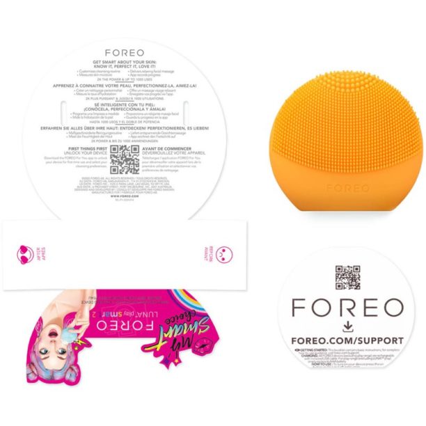 FOREO Luna™ Play Smart 2 интелигентна четка за почистване на лице за всички типове кожа на лицето 1 бр. купи на топ цена