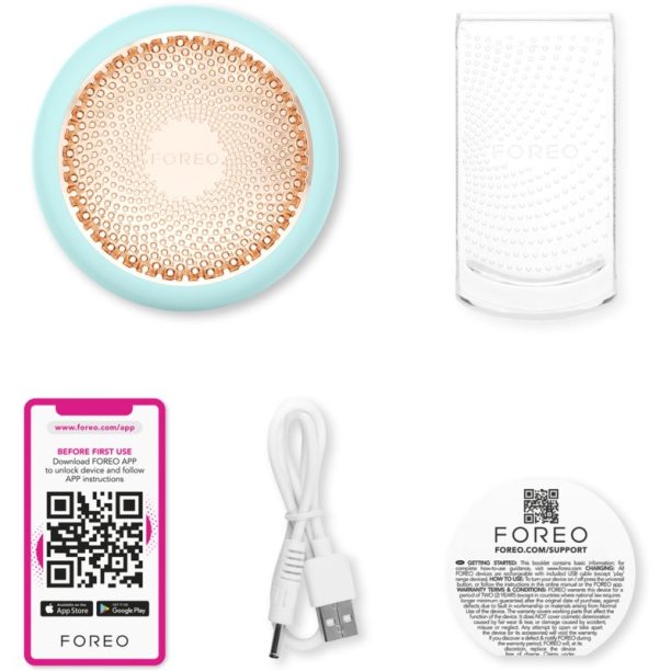 FOREO UFO™ 3 5-in-1 звуков уред за ускоряване ефекта на маските за лице Arctic Blue 1 бр. купи на топ цена